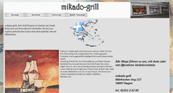 Desktop Screenshot of mikado-grill.de