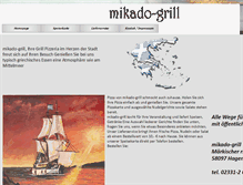 Tablet Screenshot of mikado-grill.de